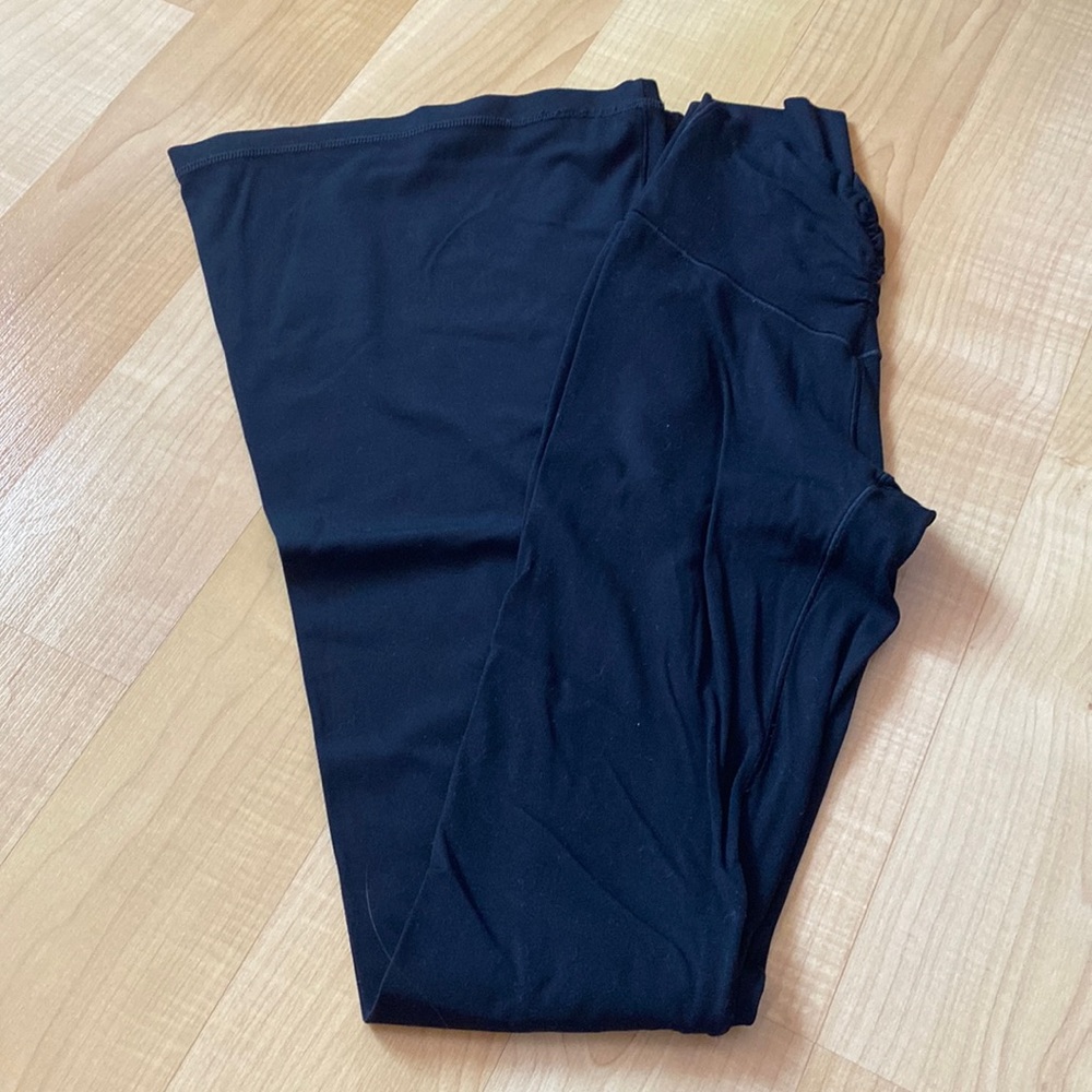 aerie scrunched front flare leggings